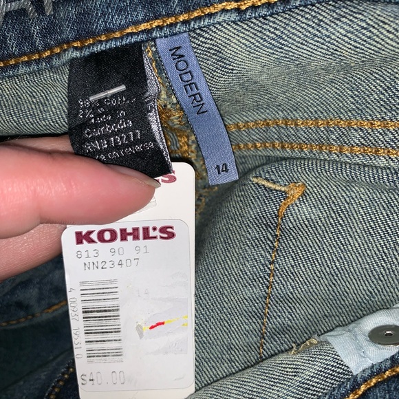 NWT Apt9 denim shorts 14 - Picture 3 of 5